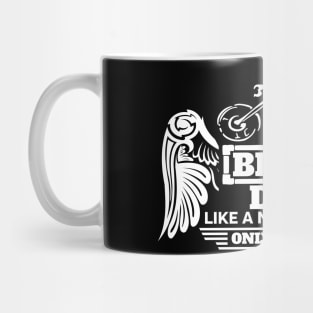 Biker Dad Like a Normal Dad Only Cooler White Skeleton Bike Mug